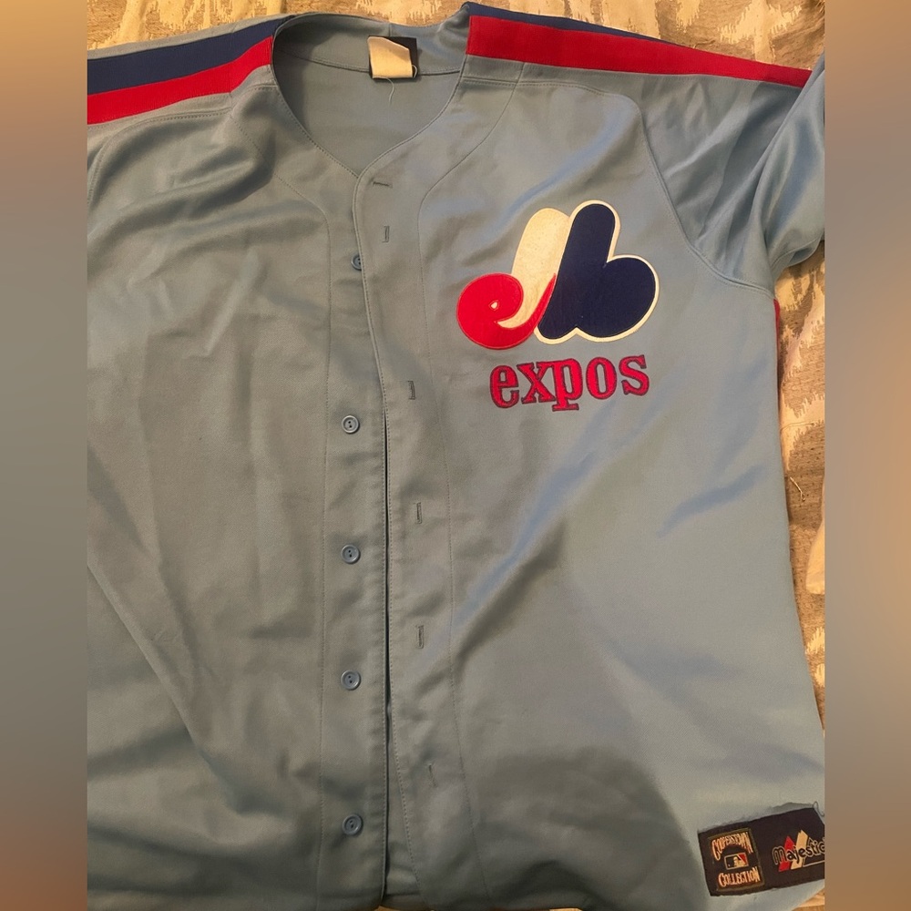 Vintage Authentic expos baseball Jersey cooperstown collection purchased in 2003